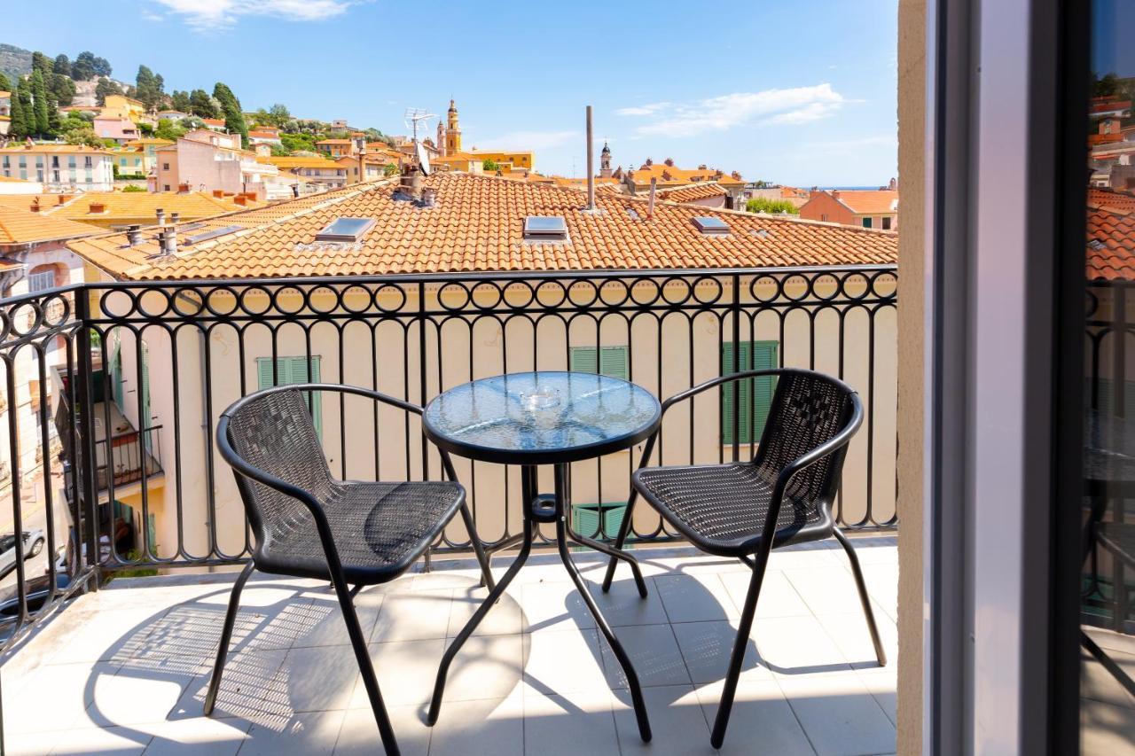 Marne II - 3 Pieces - Parking - Carre D'Or Menton Apartment Luaran gambar